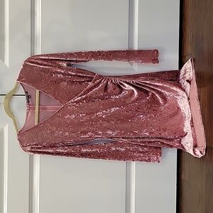 Gianni Bini crushed velvet dress